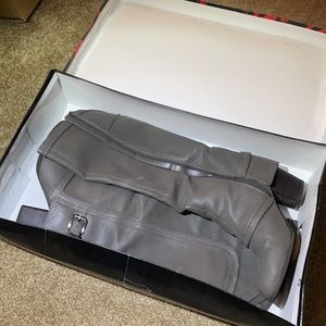 Fergalicious Boots, Women's Size 8, Gray w/Heels